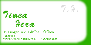 timea hera business card